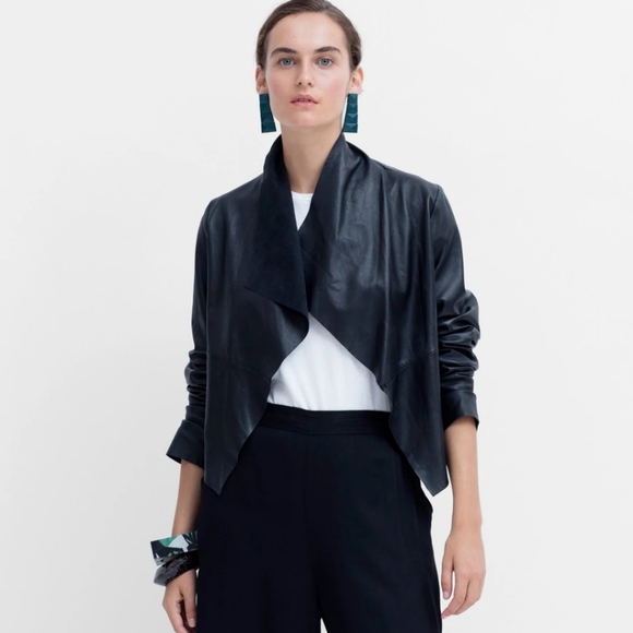 Elk Jackets & Blazers - NWT Elk black lightweight lambskin leather jacket